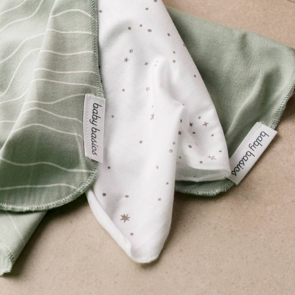 Baby Basics Jersey Face Cloths 6 pack