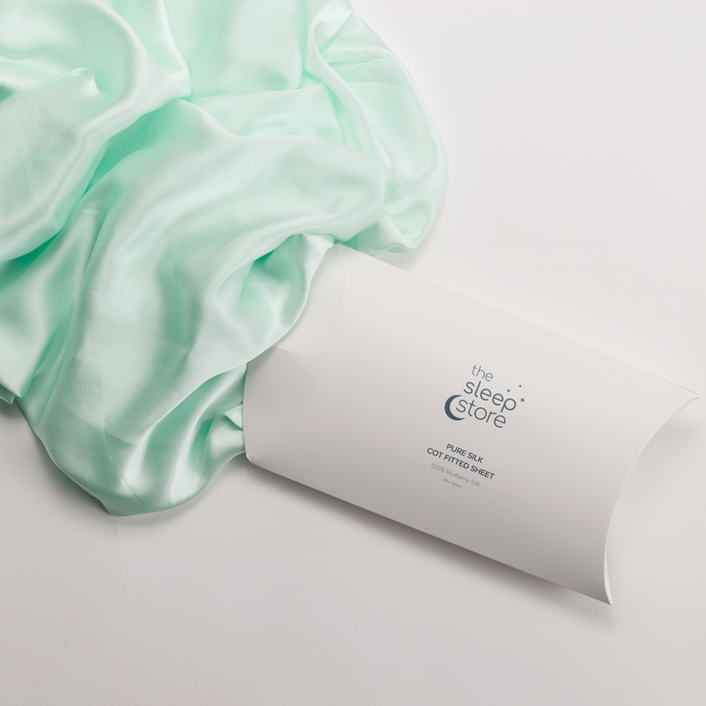 The  Sleep Store Mulberry Silk Cot Fitted Sheet
