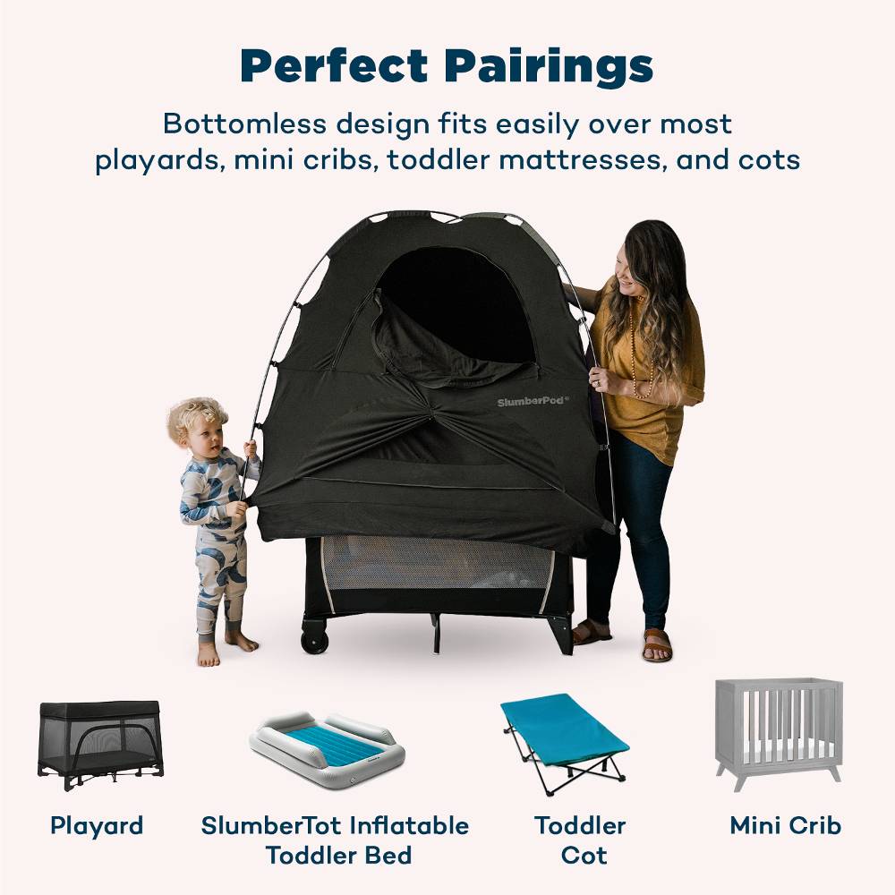 SlumberPod Blackout Sleep Tent for a Travel Cot, Cot or Air Mattress