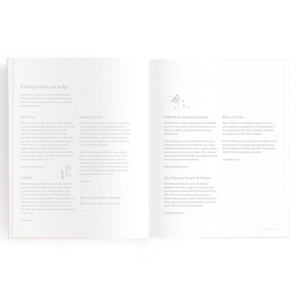 Fox & Fallow Forever In Our Hearts Stillbirth Journal BOXED