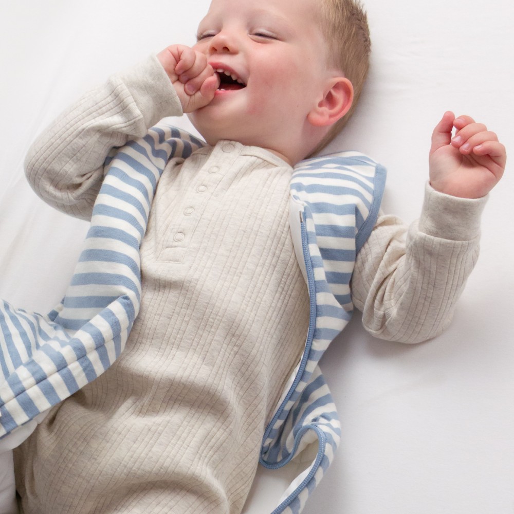 Woolbabe Merino/Organic Cotton Long Sleeve Henley Suit - Daydream Collection