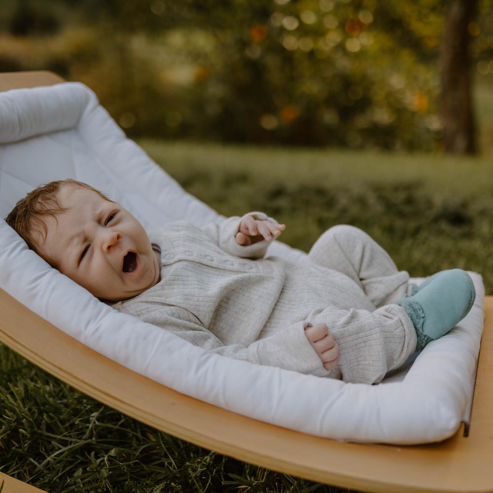 Woolbabe Merino/Organic Cotton Long Sleeve Henley Suit - Daydream Collection
