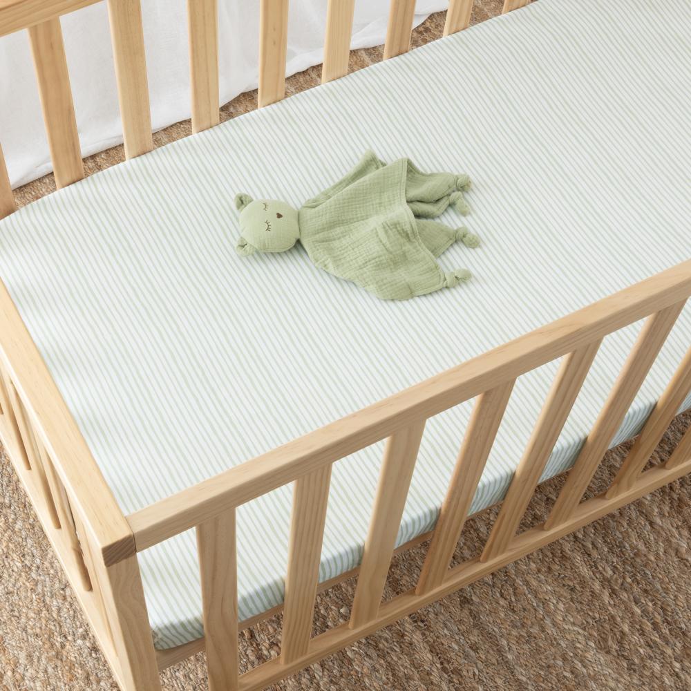 Squiggles Cotton Cot Fitted Sheet