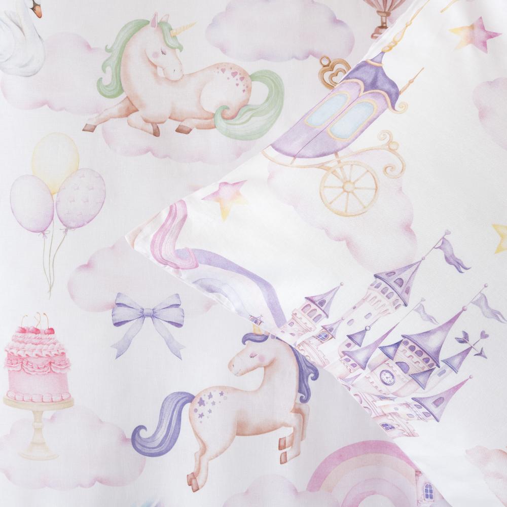 Squiggles Cotton Toddler Pillowcase