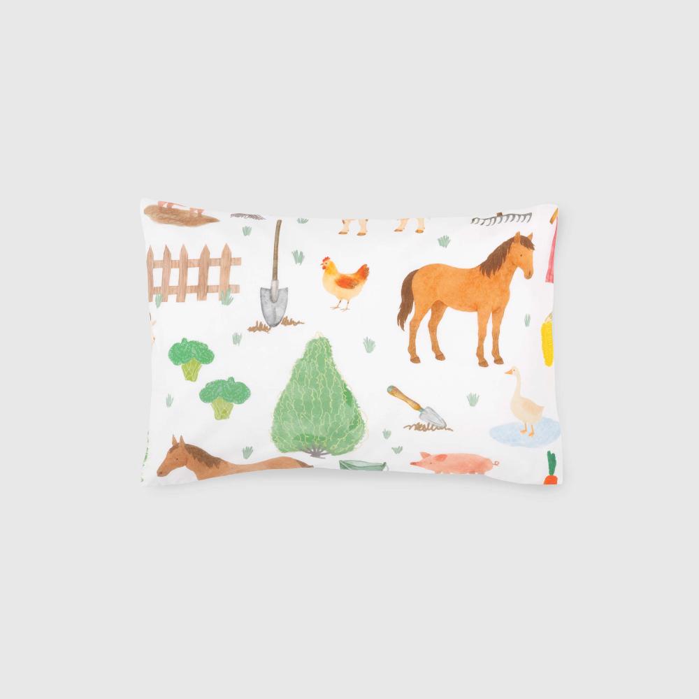 Squiggles Cotton Toddler Pillowcase