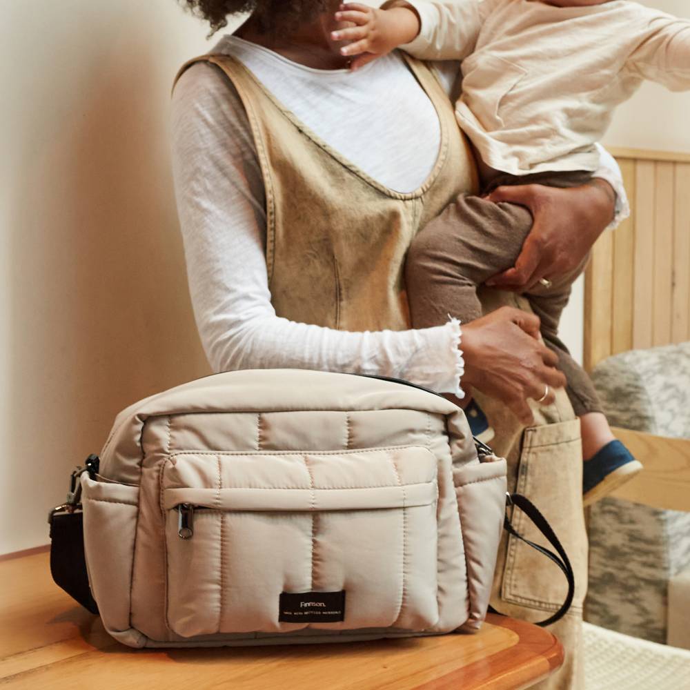 Finnson FREYA Eco Nappy Bag with Stroller Clips