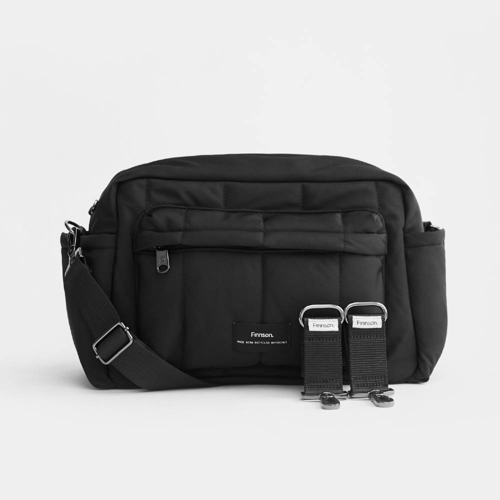 Finnson FREYA Eco Nappy Bag with Stroller Clips