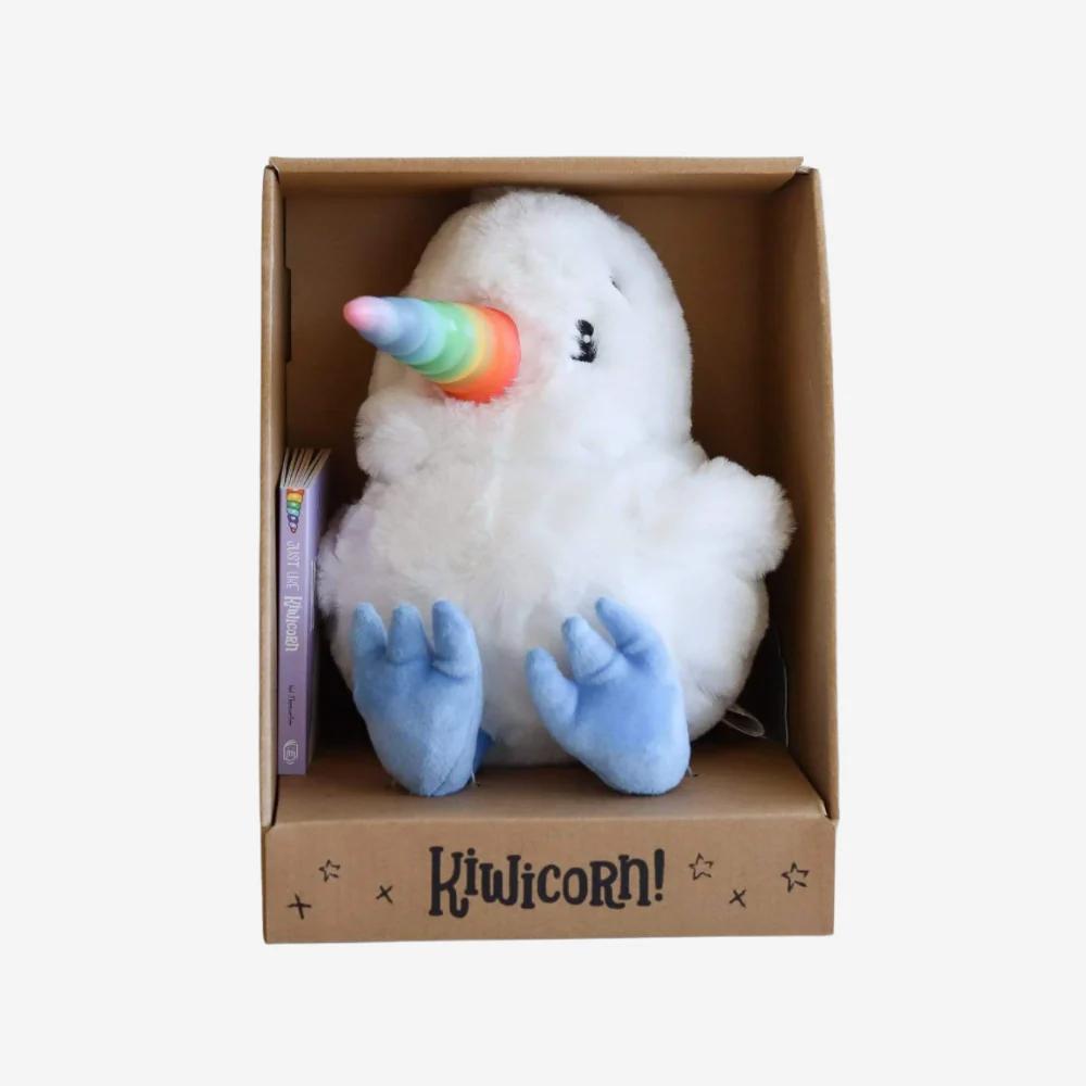 Kiwicorn Plush Toy + Just Like Kiwicorn Board Book