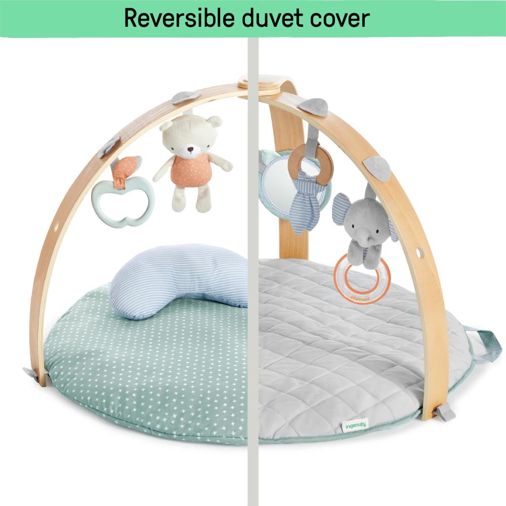 Ingenuity Cozy Spot Reversible Duvet Play Mat & Gym