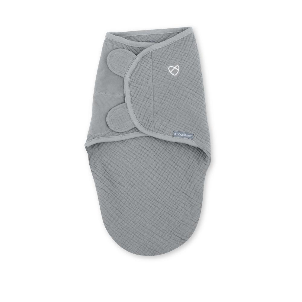 SwaddleMe by Ingenuity Muslin Original Stage 1 1.5 tog Swaddle 1pk