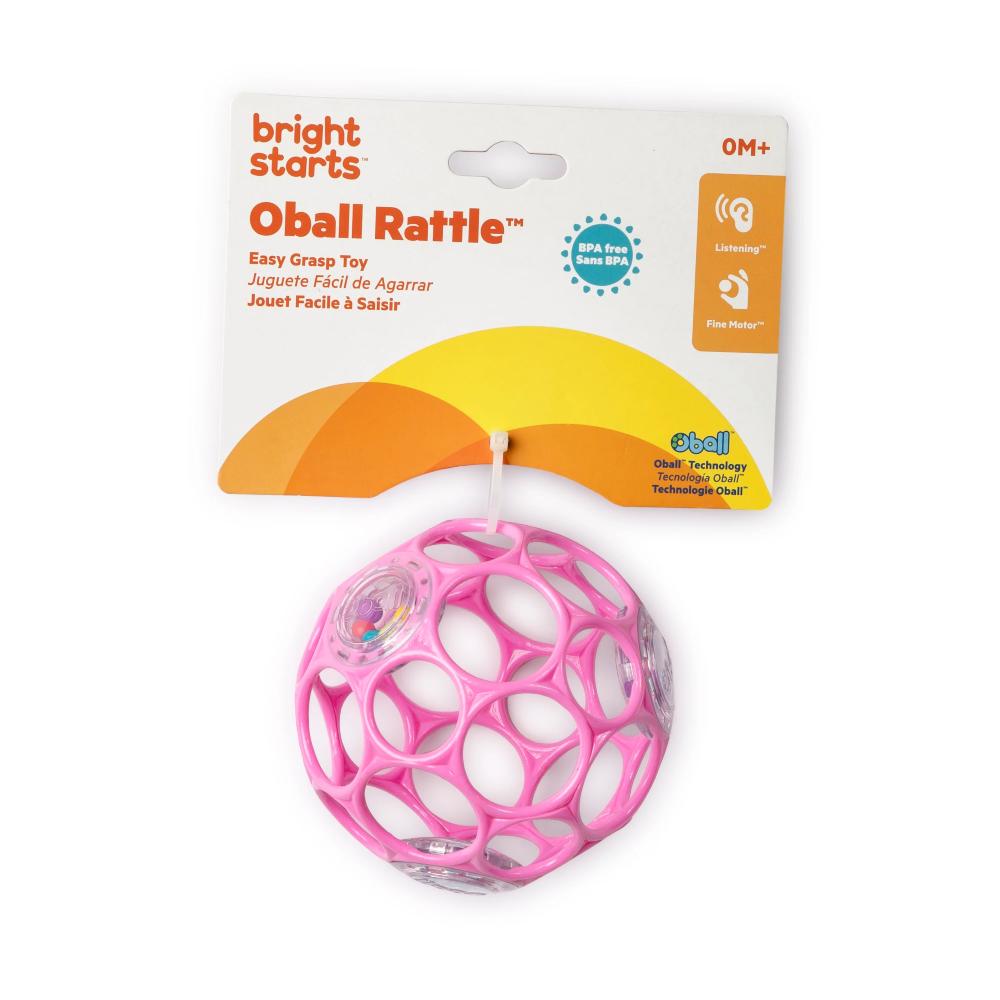 Bright Starts Oball Rattle Easy Grasp Toy