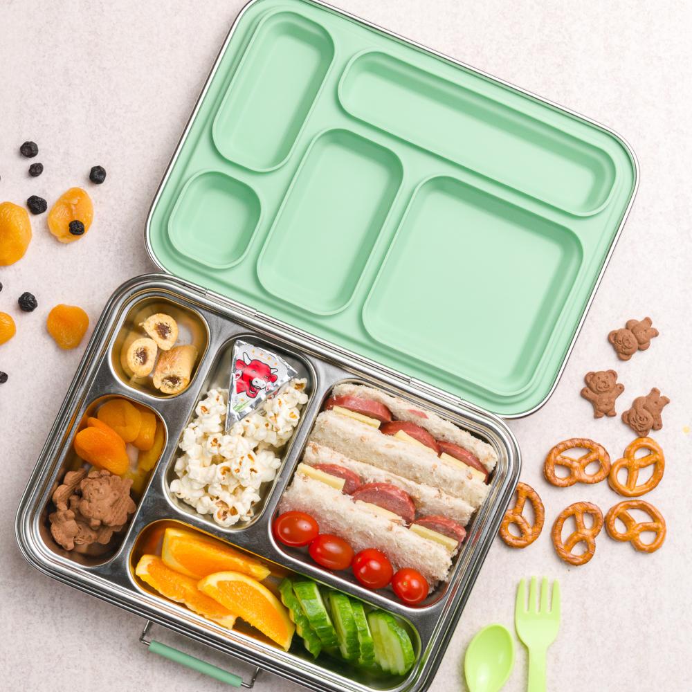 Nestling 'Colours' Stainless Steel Bento Box