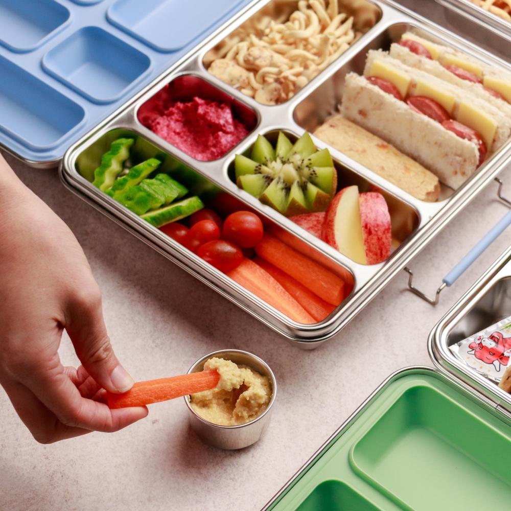 Nestling Stainless Steel Lunchbox Dipper Set