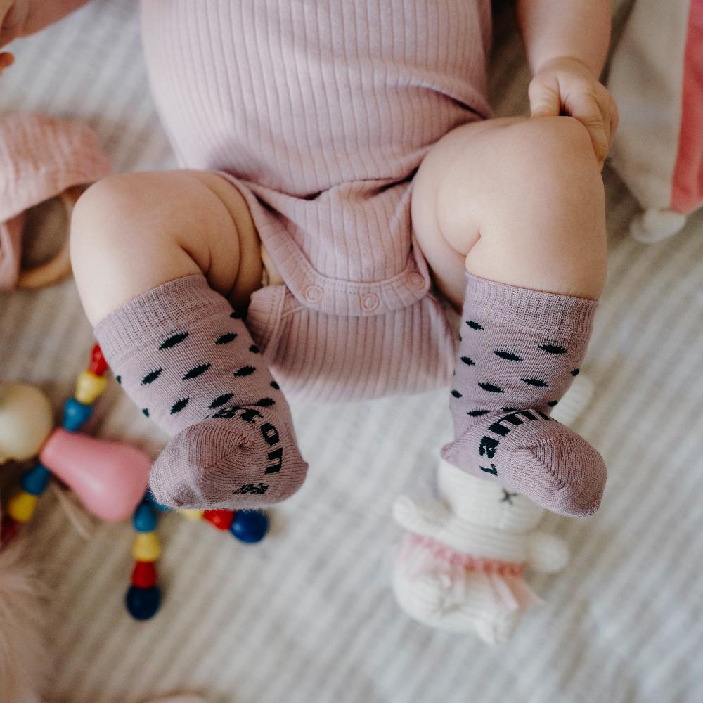 Lamington Baby Crew Merino Socks - Seasonal Range