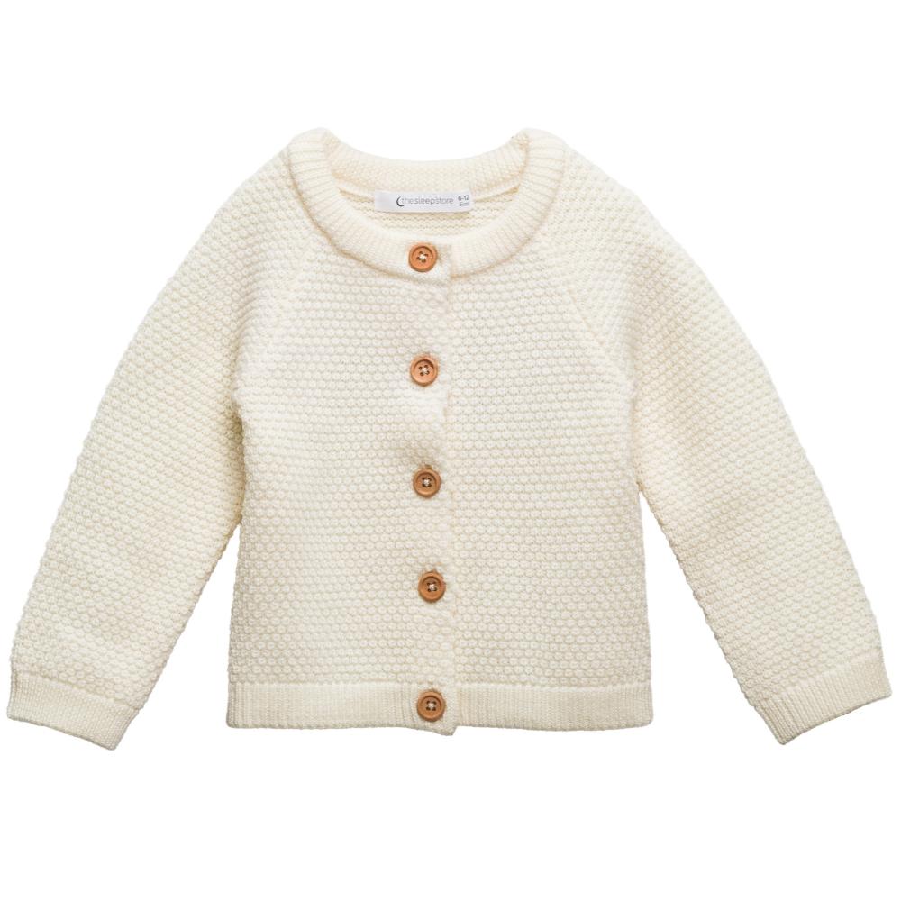 The Sleep Store Merino Knit Cardigan - 0-3 months - 10 years