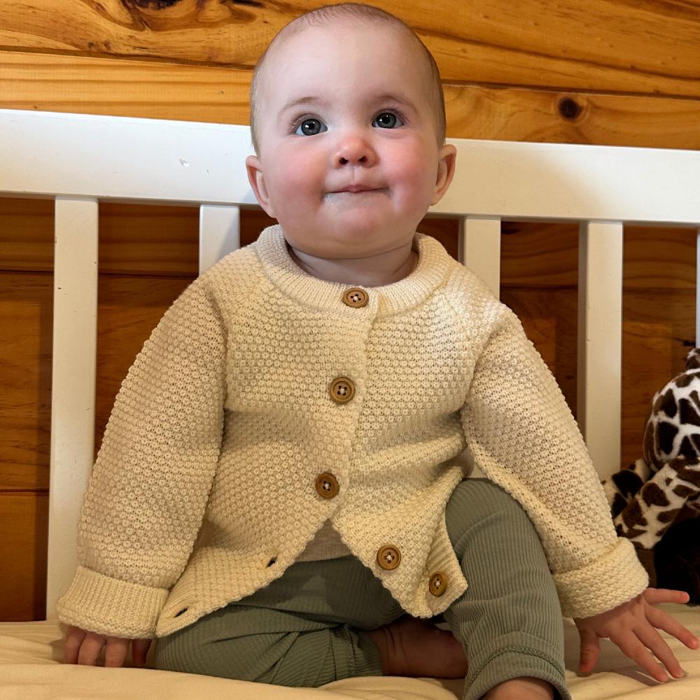 The Sleep Store Merino Knit Cardigan - 0-3 months - 10 years