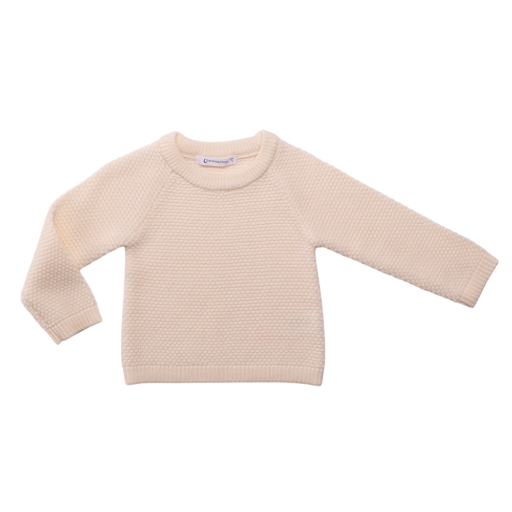 The Sleep Store Merino Knit Crew Jumper - 0-3 months - 10 years
