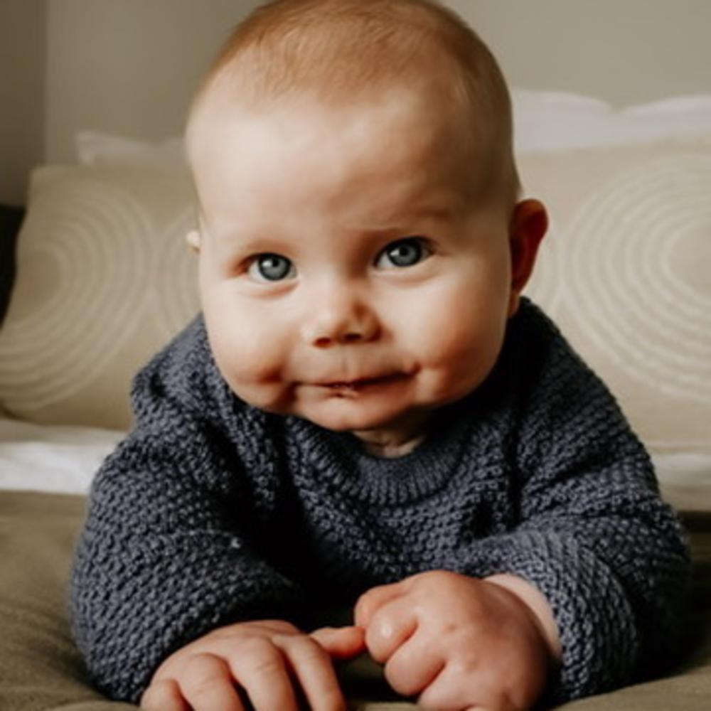 The Sleep Store Merino Knit Crew Jumper - 0-3 months - 10 years