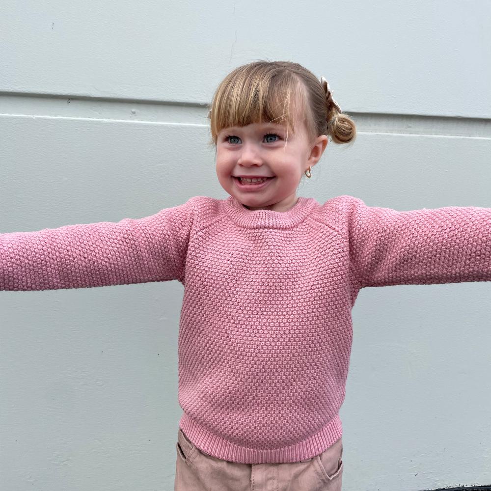 The Sleep Store Merino Knit Crew Jumper - 0-3 months - 10 years