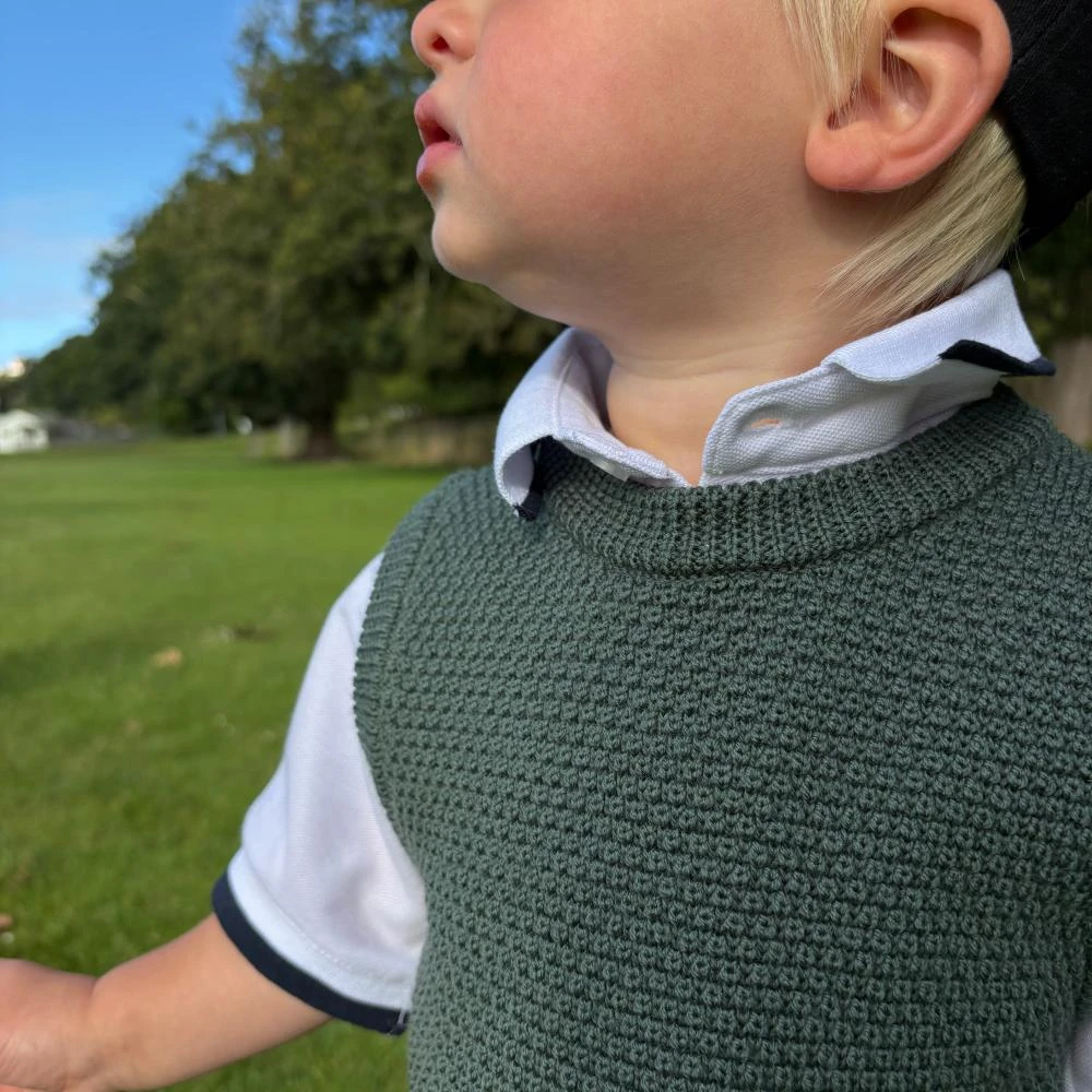 The Sleep Store Merino Knit Vest 0-3 months - 8 years