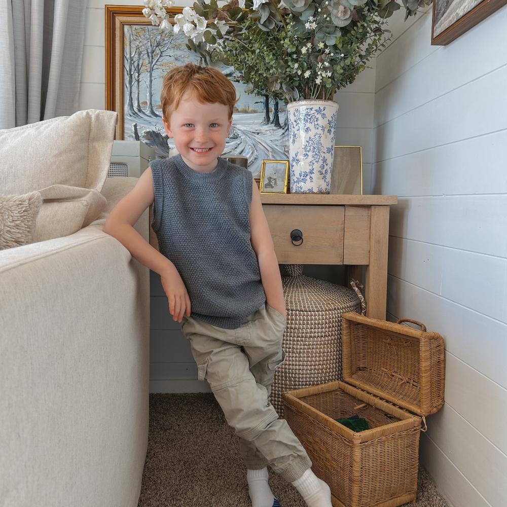 The Sleep Store Merino Knit Vest 0-3 months - 8 years