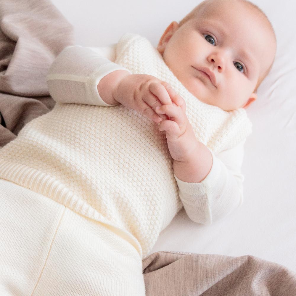 The Sleep Store Merino Knit Vest 0-3 months - 8 years