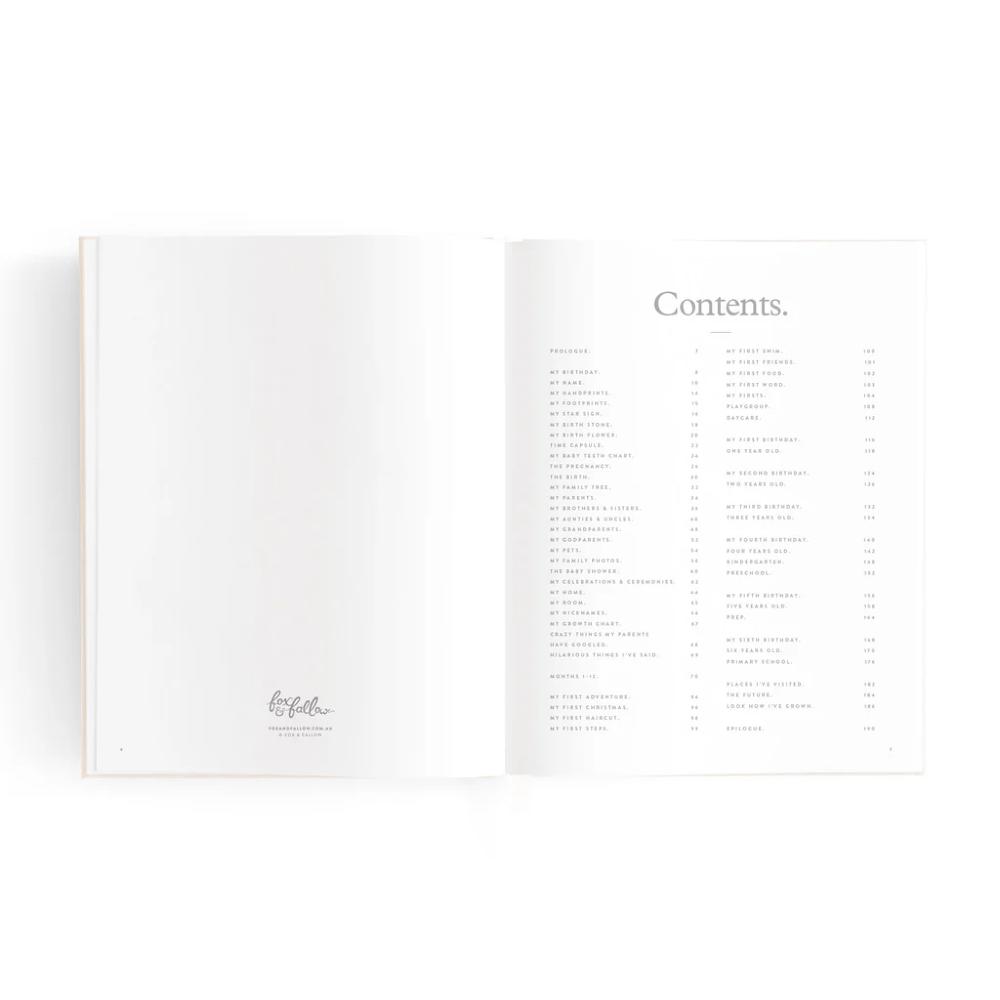 Fox & Fallow Mini Baby Book