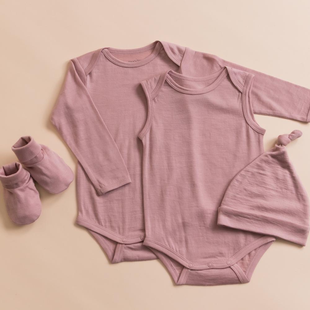 The Sleep Store All Seasons Merino/Tencel Long Sleeve Bodysuit - Premature Size