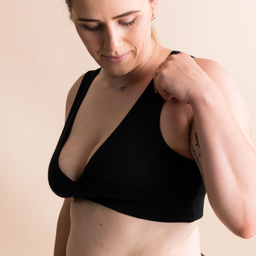 The Sleep Store All Seasons Merino/Tencel Sleep Bra (Cup size B-D)