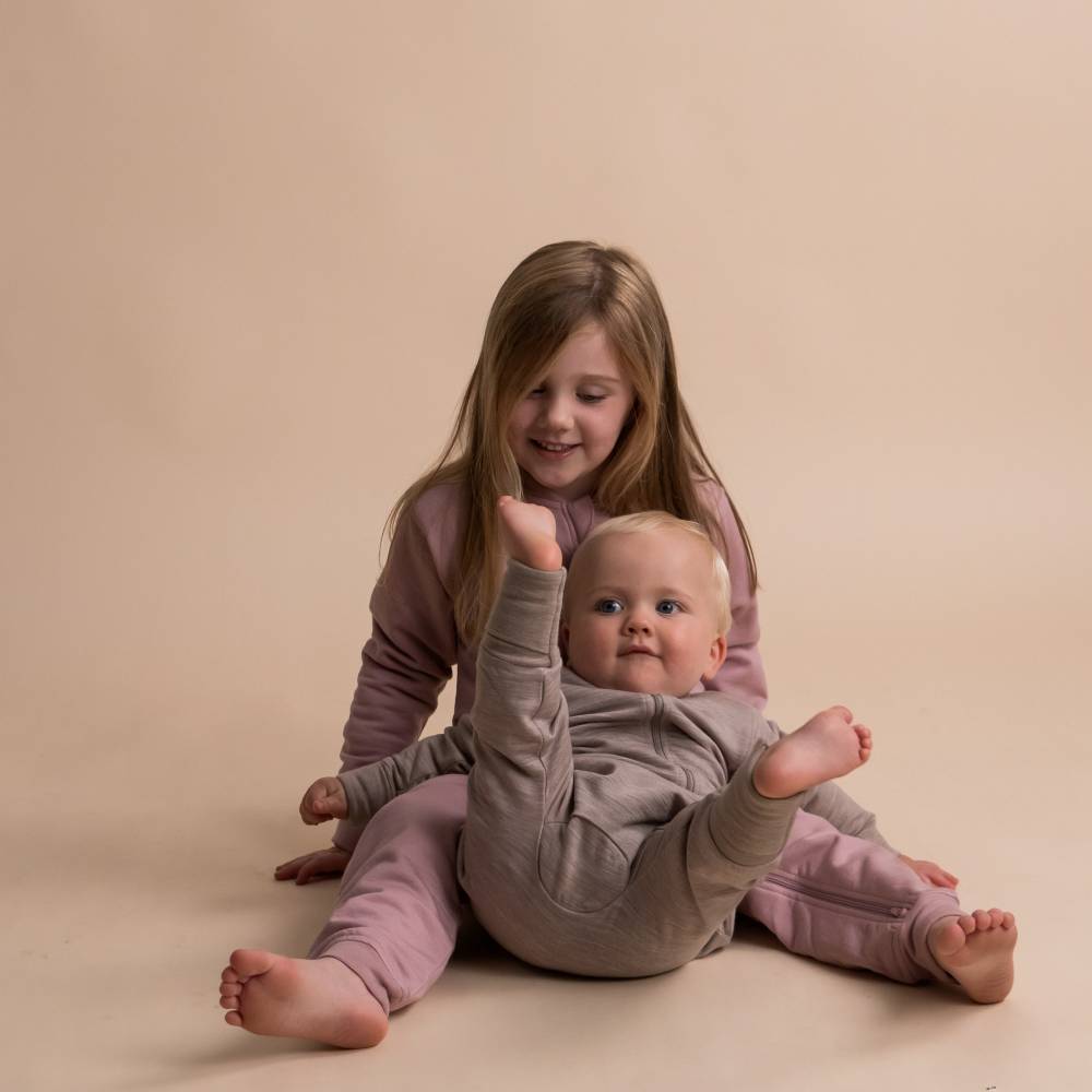 The Sleep Store Merino Tencel Fleece Onesie 0-3 months - 6 years