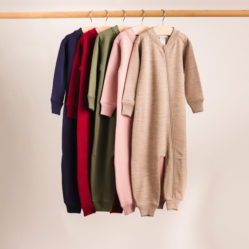 The Sleep Store Merino Tencel Fleece Onesie 0-3 months - 6 years