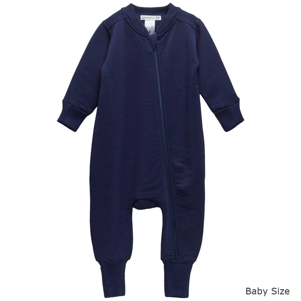 The Sleep Store Merino Tencel Fleece Onesie 0-3 months - 6 years
