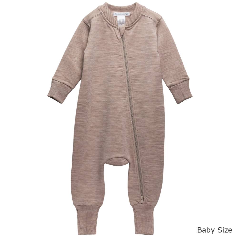 The Sleep Store Merino Tencel Fleece Onesie 0-3 months - 6 years