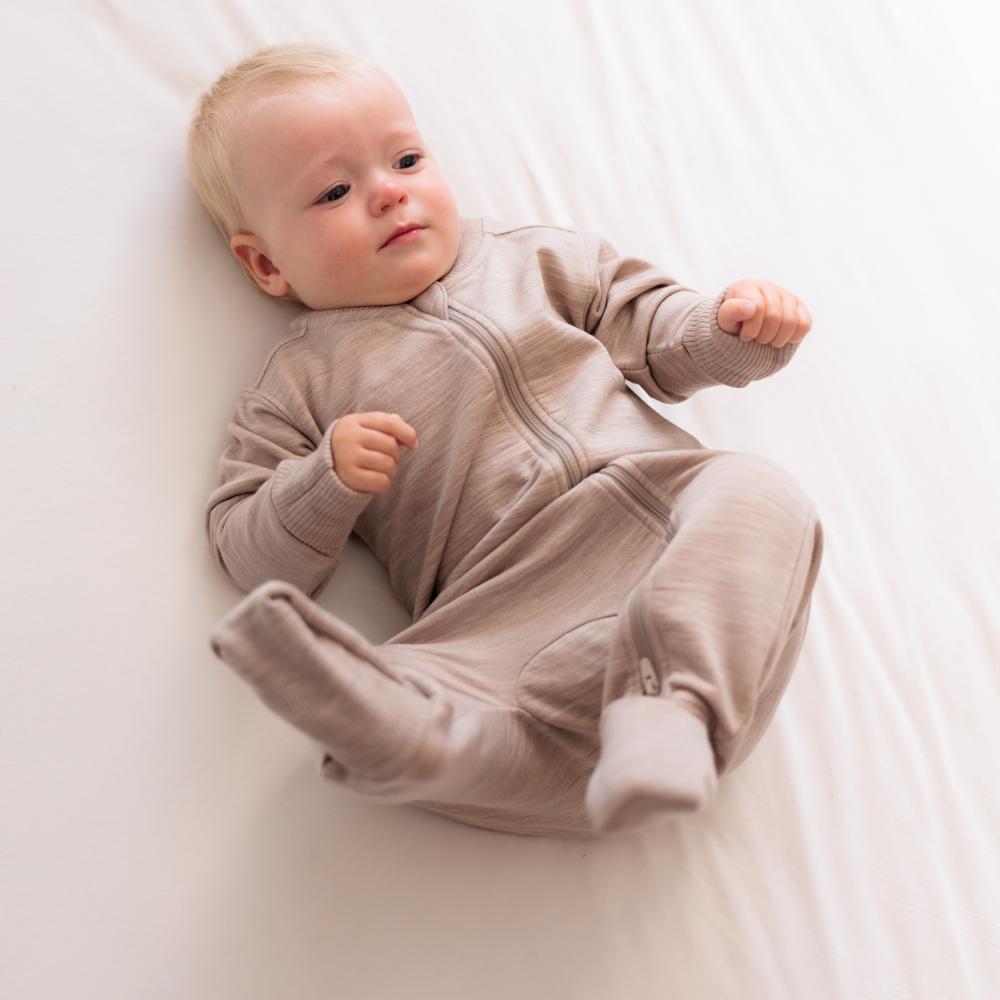 The Sleep Store Merino Tencel Fleece Onesie 0-3 months - 6 years