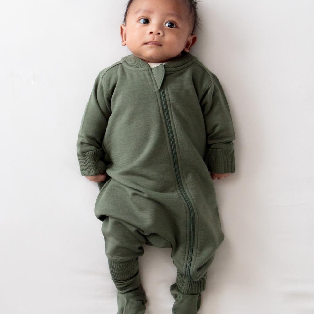 The Sleep Store Merino Tencel Fleece Onesie 0-3 months - 6 years