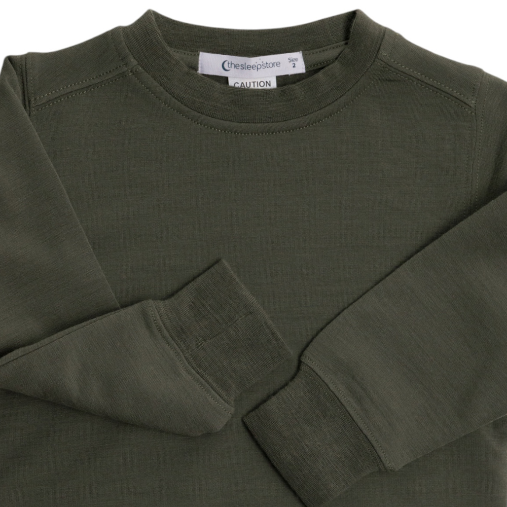 The Sleep Store Merino Tencel Fleece - Crew Jumper **OUTLET STORE**