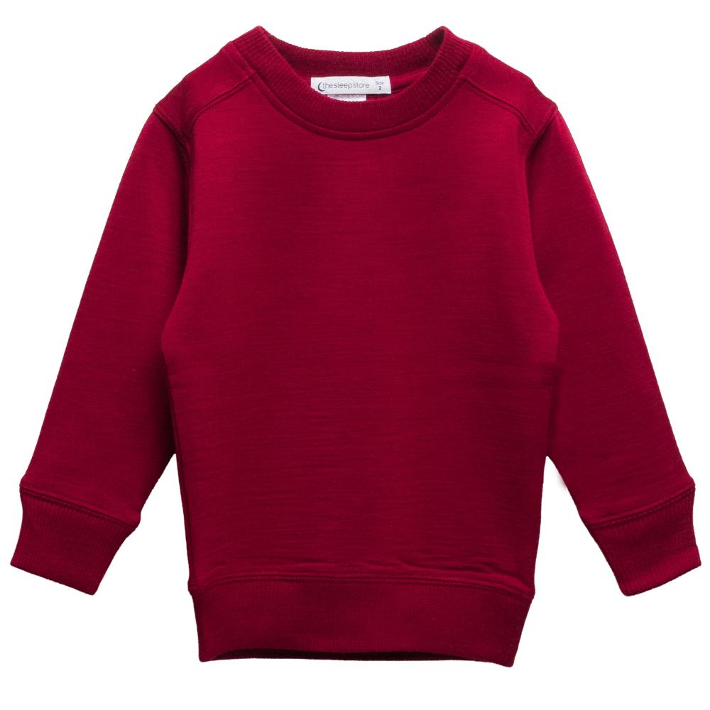 The Sleep Store Merino Tencel Fleece Crew Jumper - 2-10 years