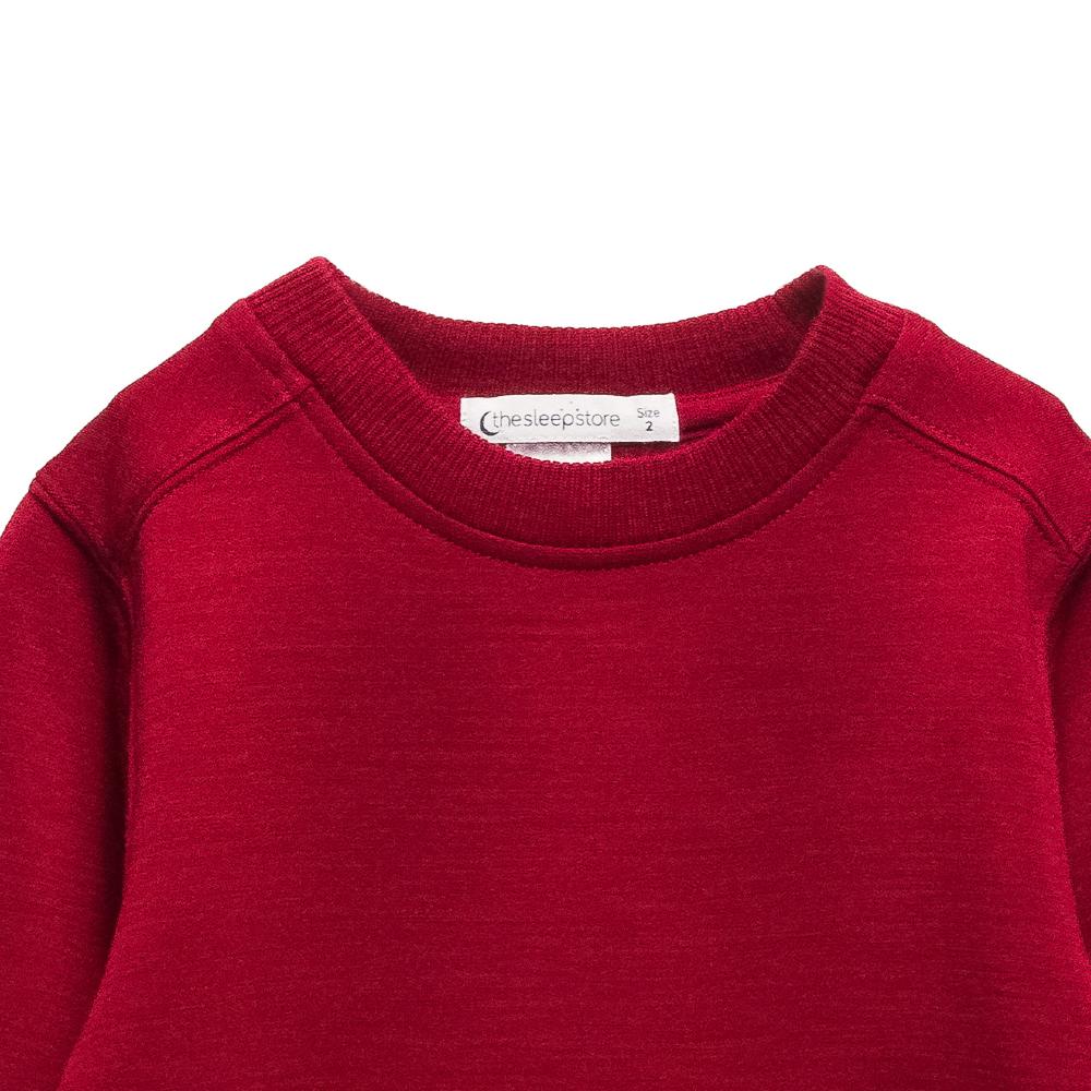 The Sleep Store Merino Tencel Fleece Crew Jumper - 2-10 years