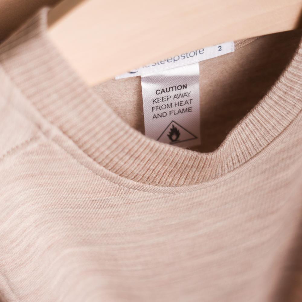 The Sleep Store Merino Tencel Fleece Crew Jumper - 2-10 years