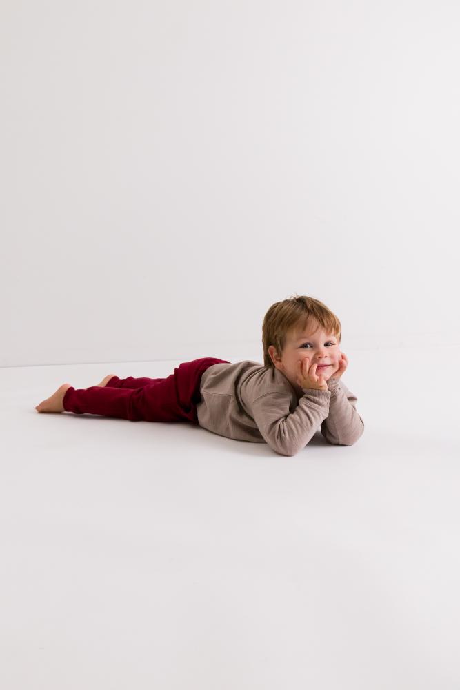 The Sleep Store Merino Tencel Fleece Crew Jumper - 2-10 years