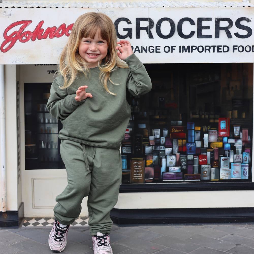 The Sleep Store Merino Tencel Fleece Joggers - 1-8 years