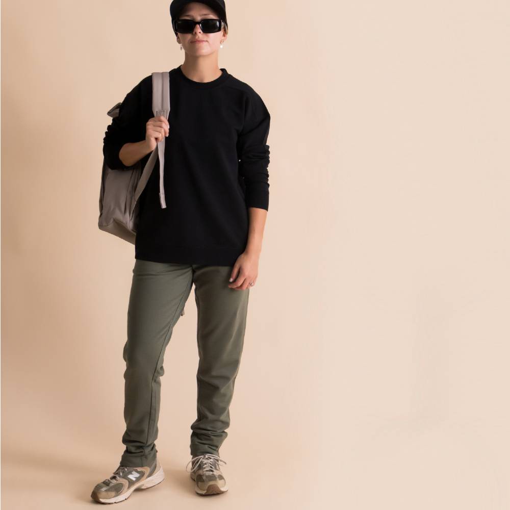 The Sleep Store Merino Tencel Fleece - Women's Crew Jumper