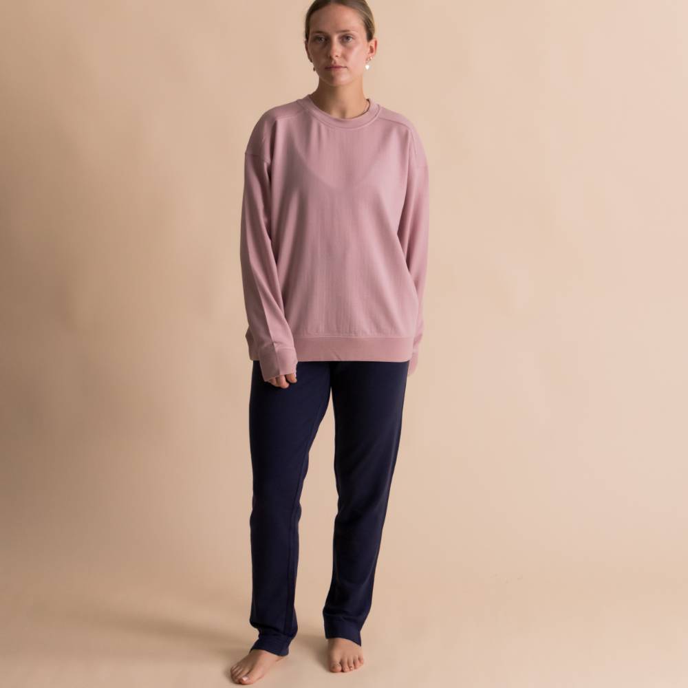 The Sleep Store Merino Tencel Fleece - Women's Crew Jumper