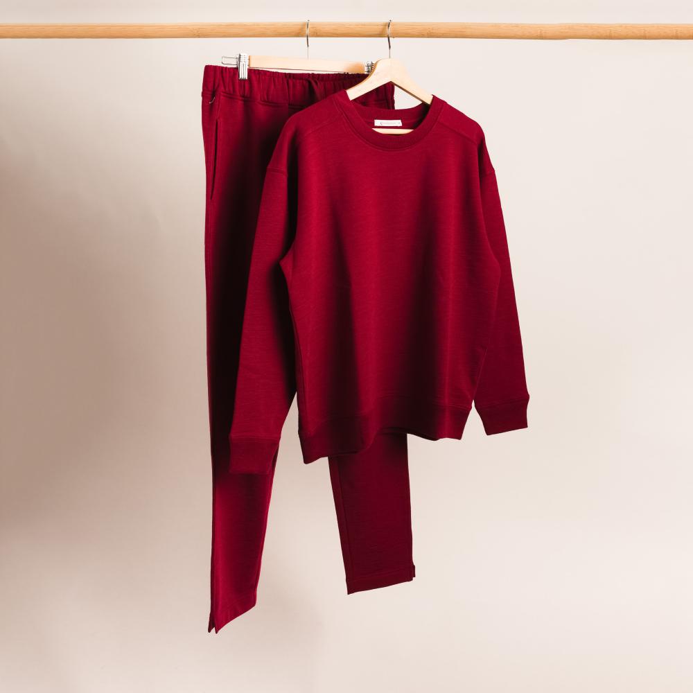 The Sleep Store Merino Tencel Fleece - Women's Crew Jumper