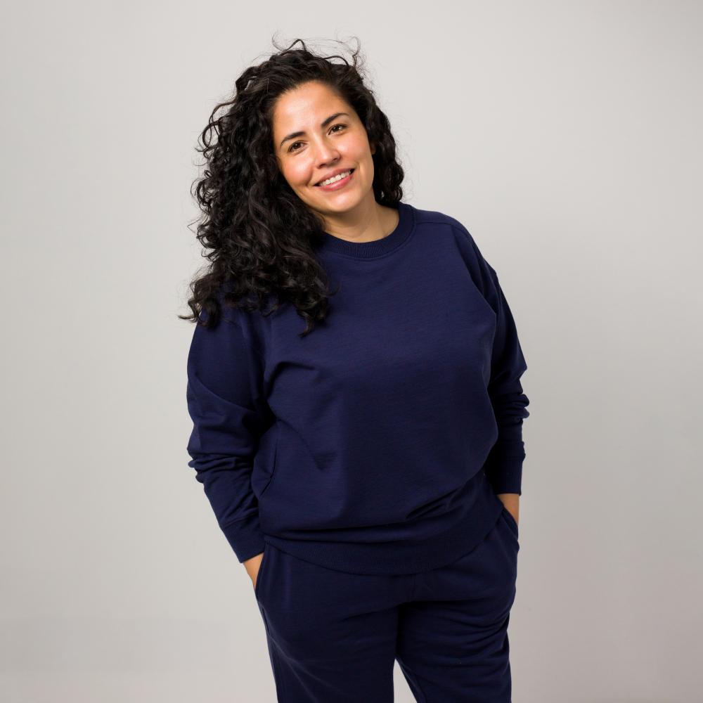 The Sleep Store Merino Tencel Fleece - Women's Crew Jumper