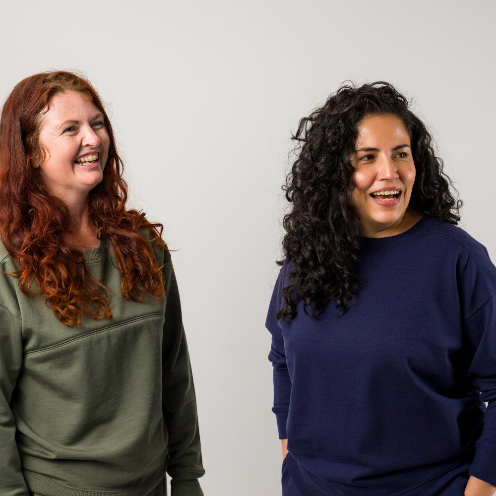 The Sleep Store Merino Tencel Fleece - Women's Crew Jumper