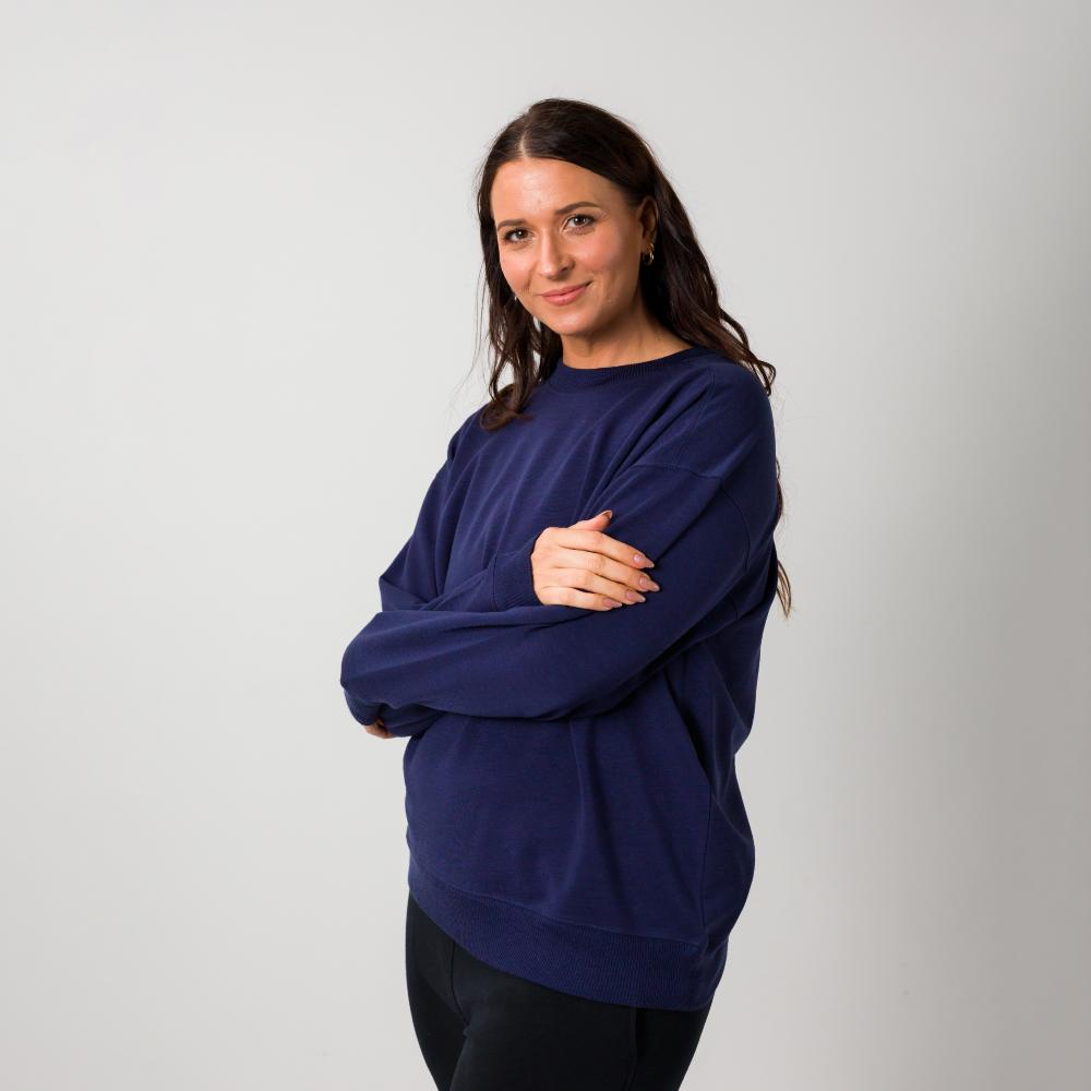 The Sleep Store Merino Tencel Fleece - Women's Crew Jumper
