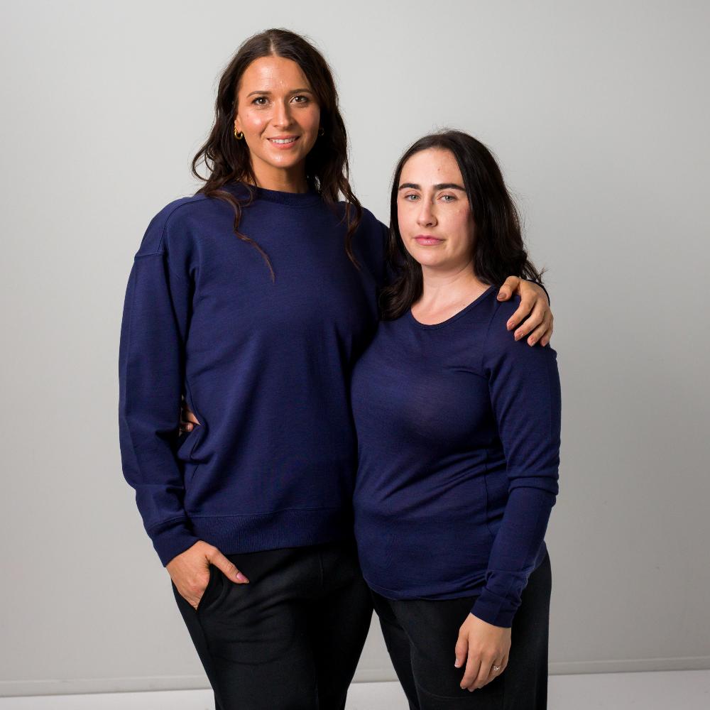 The Sleep Store Merino Tencel Fleece - Women's Crew Jumper