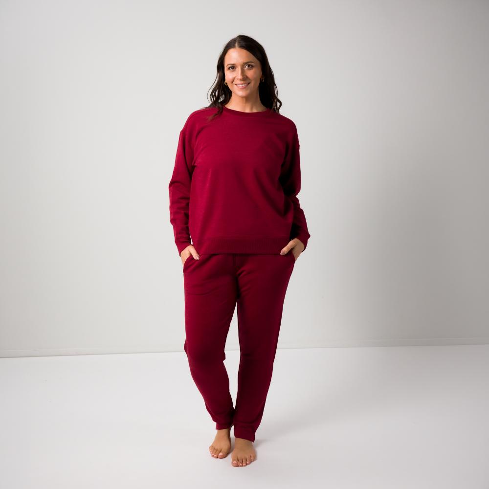 The Sleep Store Merino Tencel Fleece - Women's Crew Jumper
