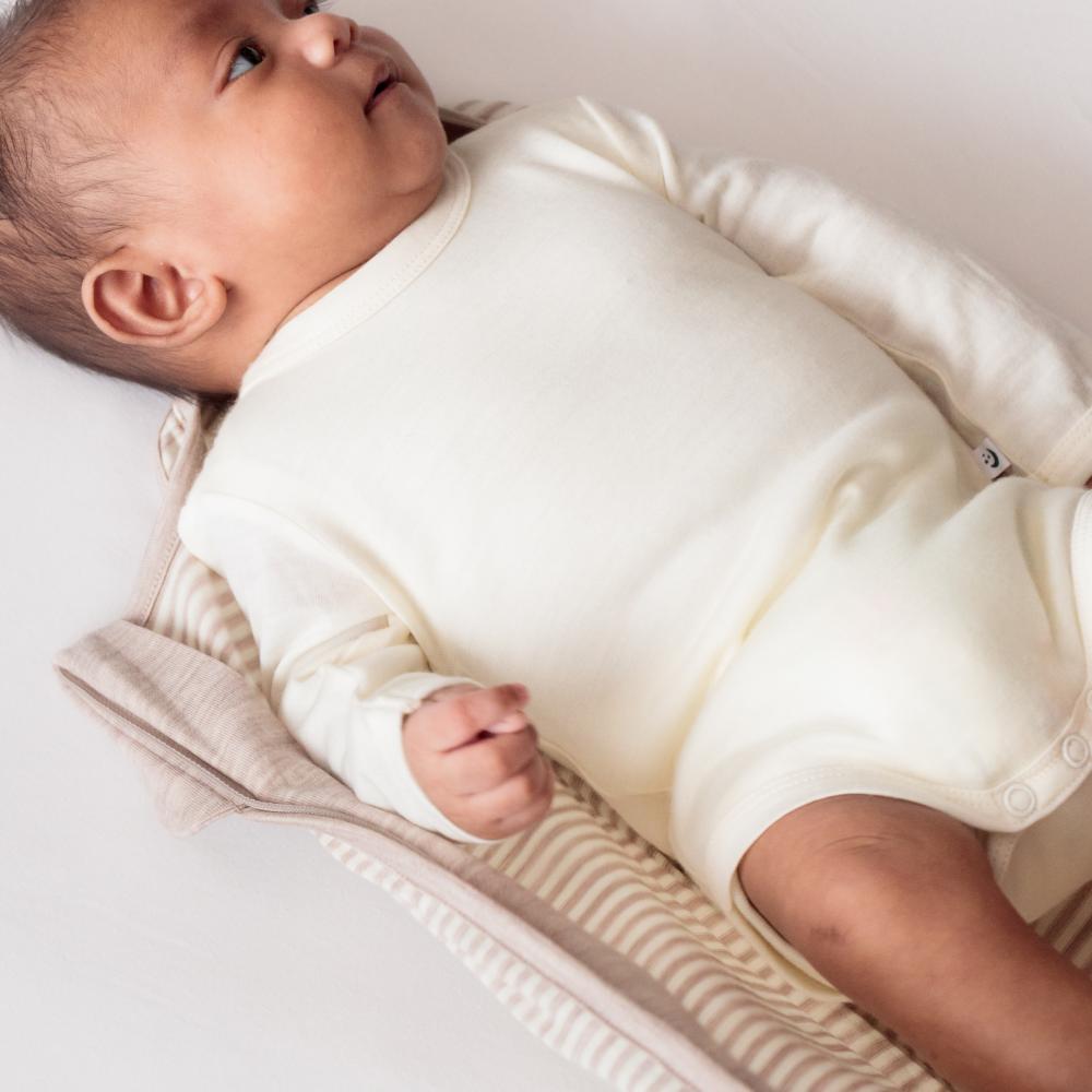 The Sleep Store Jersey New Zealand Merino Wool Fitted Zip Swaddle